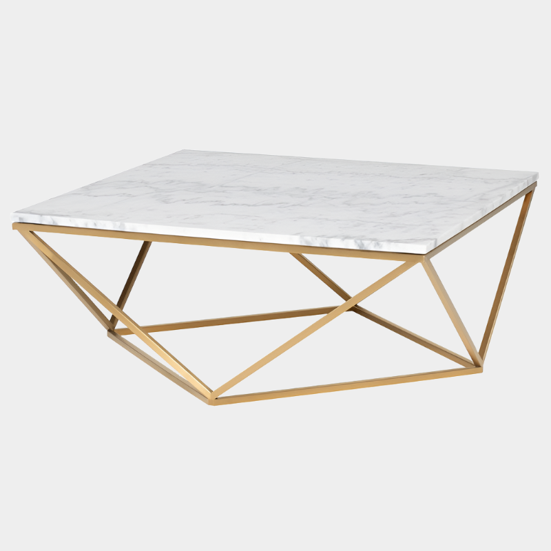 Justine Marble Coffee Table (Faux)