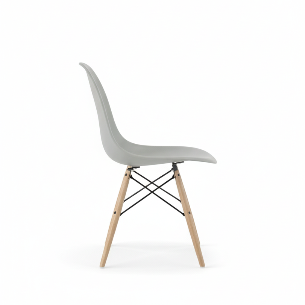 Eiffel Dining Chair (Natural Wood Base)