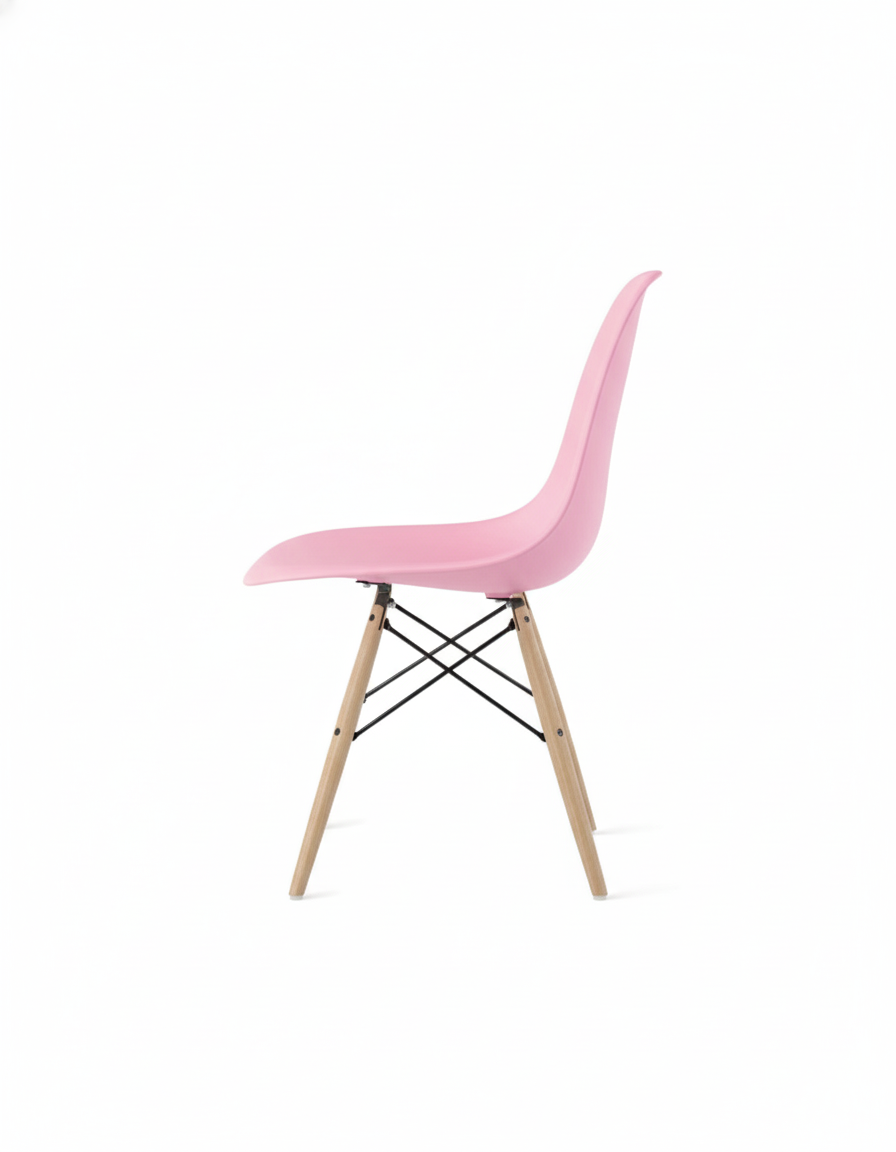 Eiffel Dining Chair (Natural Wood Base)