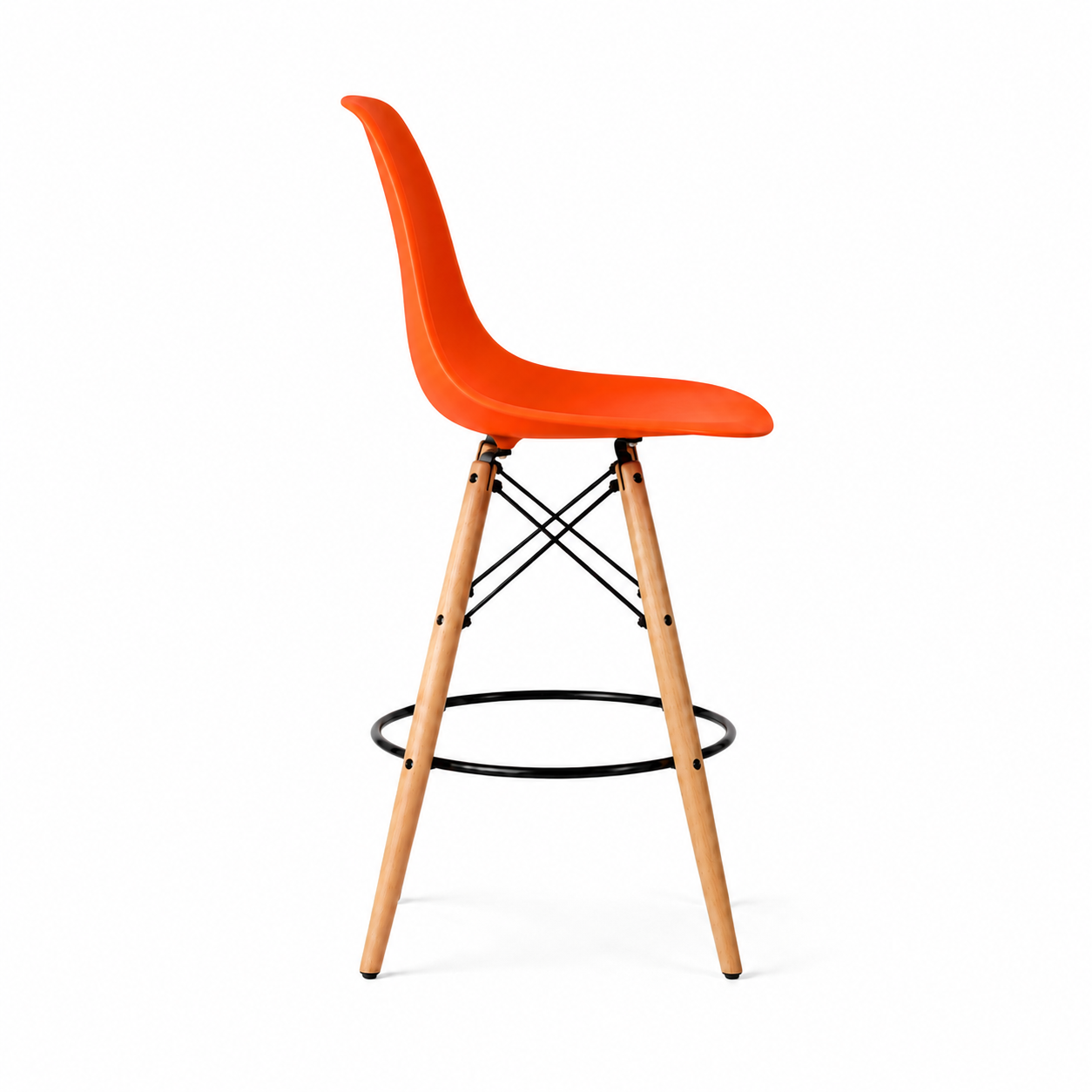 Eiffel Stool Natural Wood Legs (26")