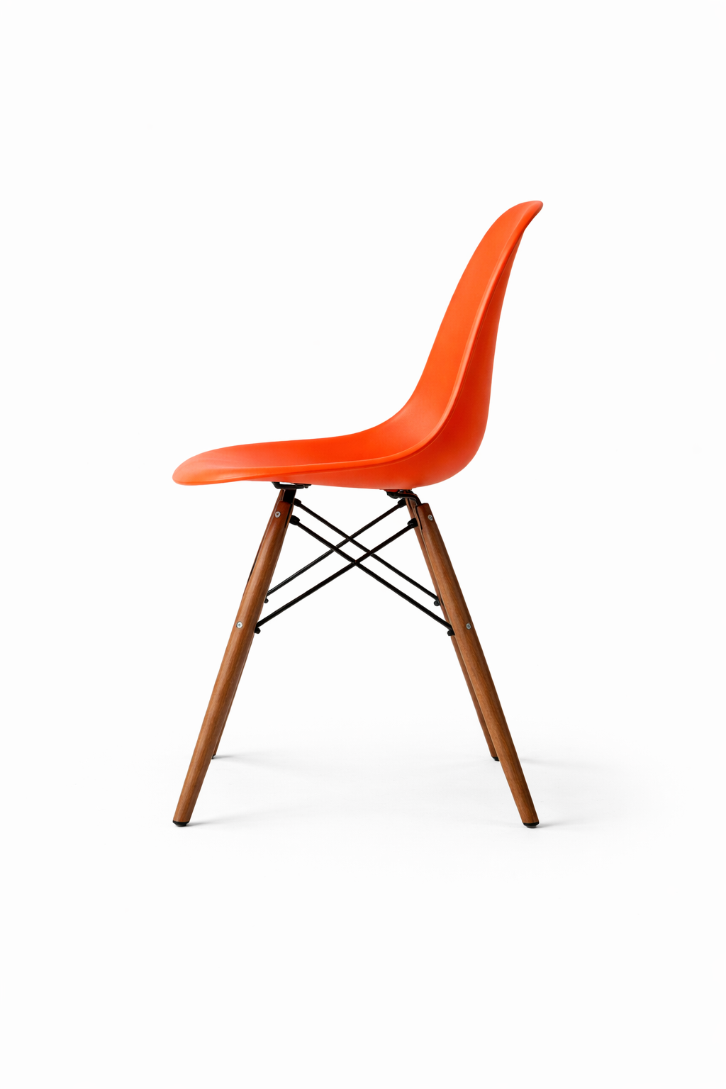 Eiffel Dining Chair (Walnut Wood Base)