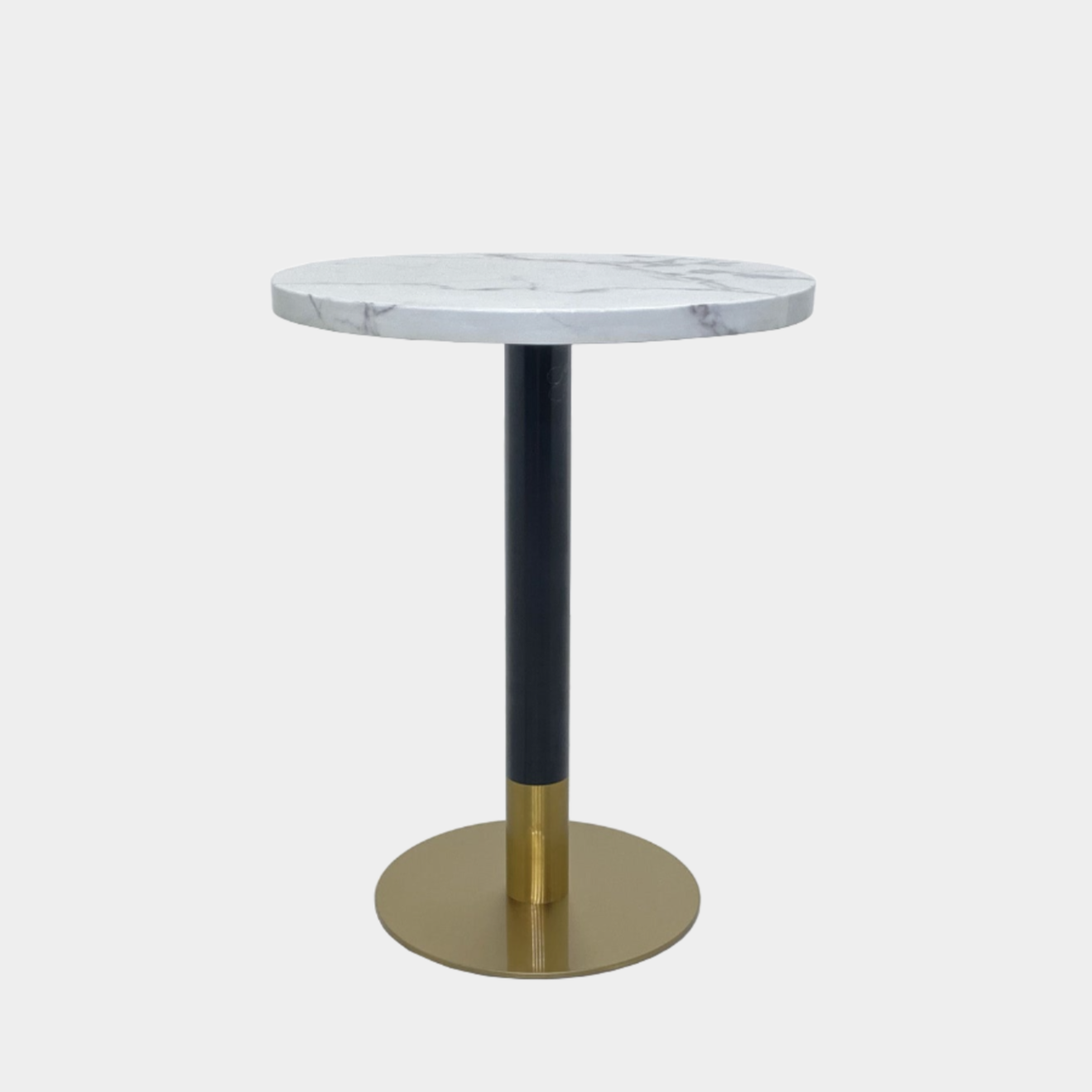 Orbit Continental Tea Height Round Table - Marble