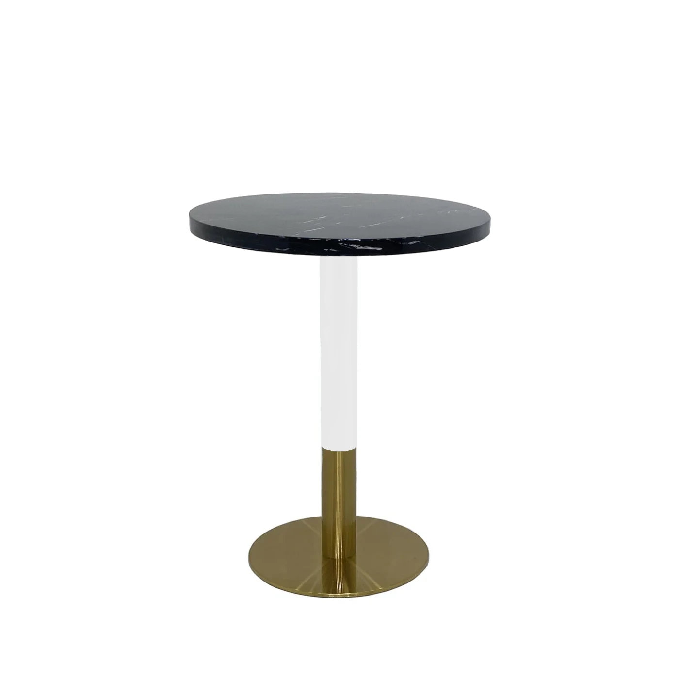 Ruby Round Dining Table (White Pole)