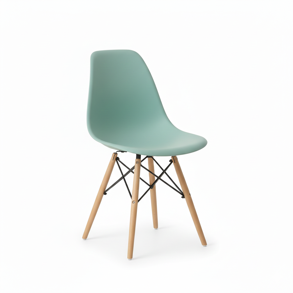 Eiffel Dining Chair (Natural Wood Base)