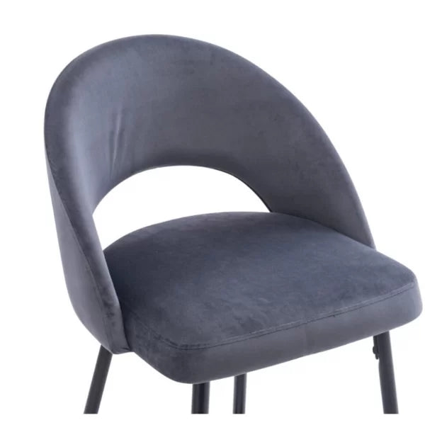 Akira Velvet Stool