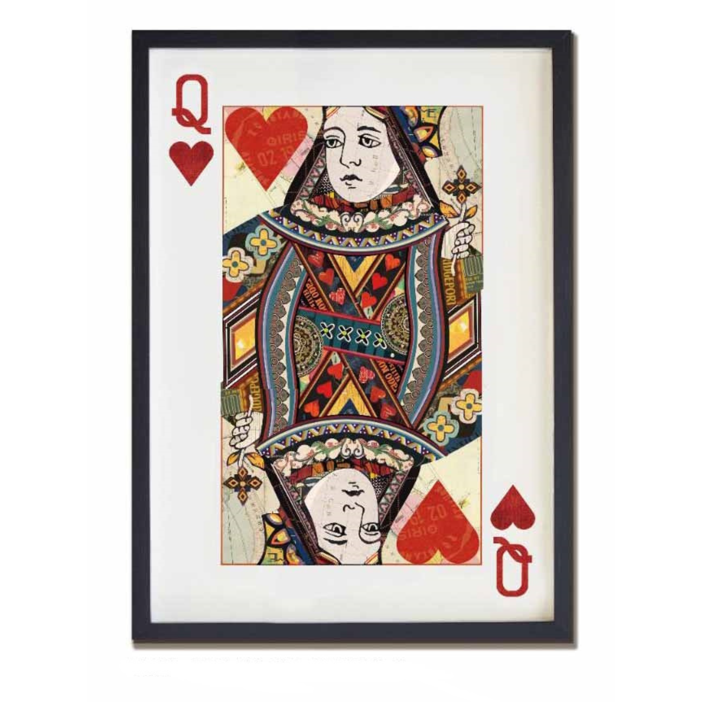 Playing Card Queen of Hearts