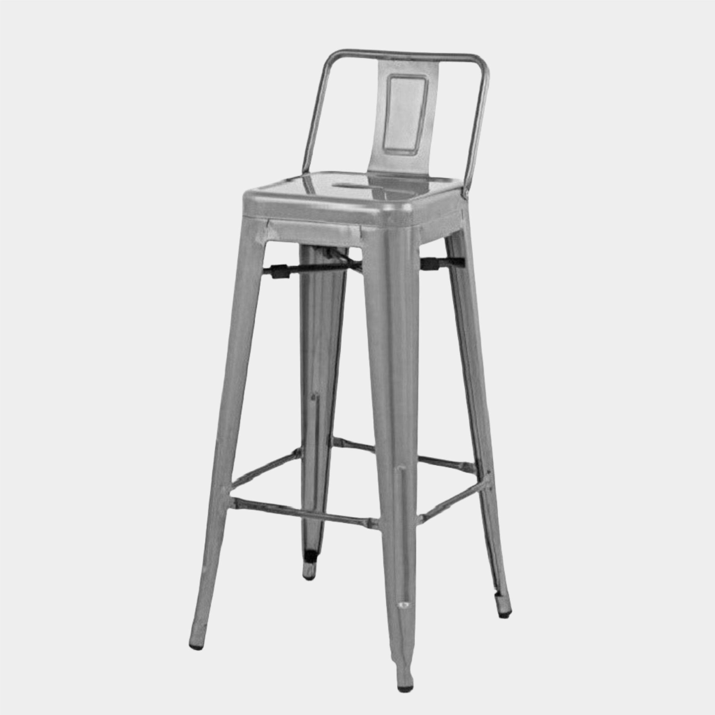 Tolix Low Back Stool (Counter/Bar)