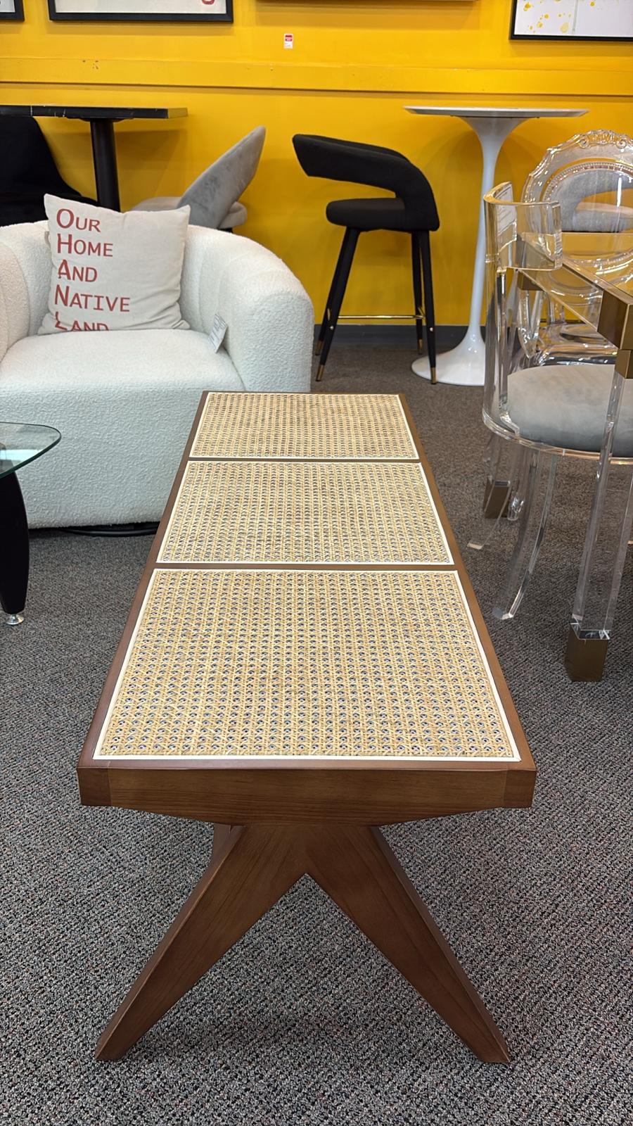 Raya Cane Bench
