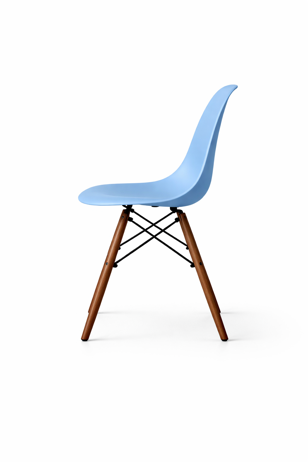 Eiffel Dining Chair (Walnut Wood Base)