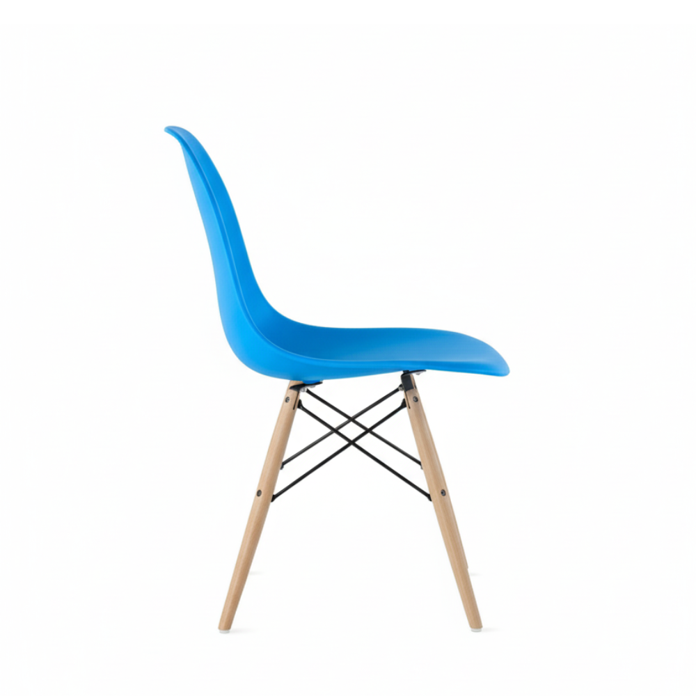 Eiffel Dining Chair (Natural Wood Base)