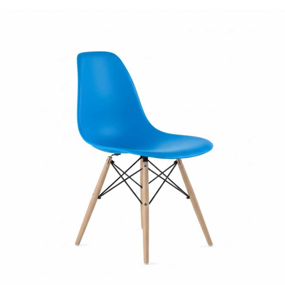 Eiffel Dining Chair (Natural Wood Base)