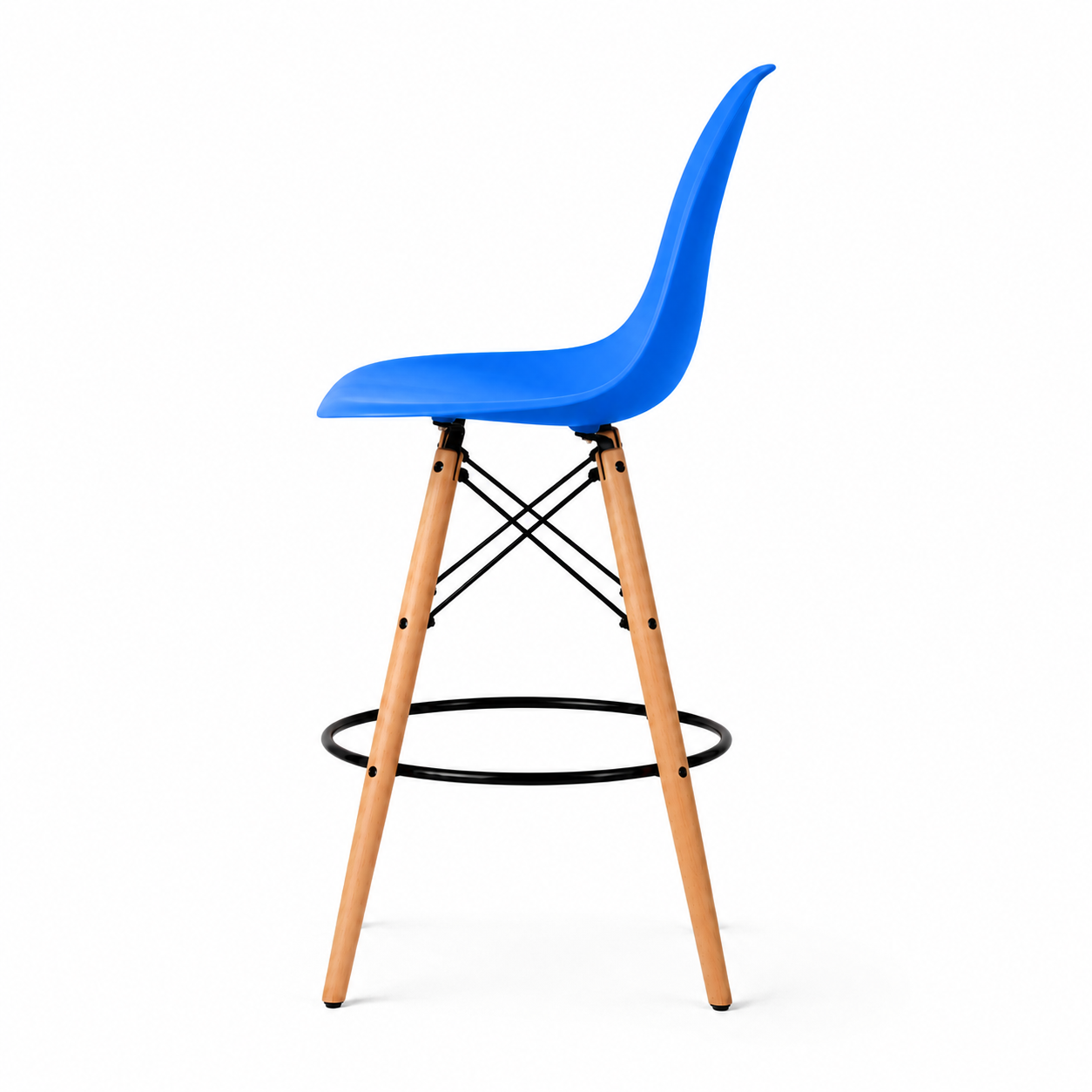 Eiffel Stool Natural Wood Legs (26")