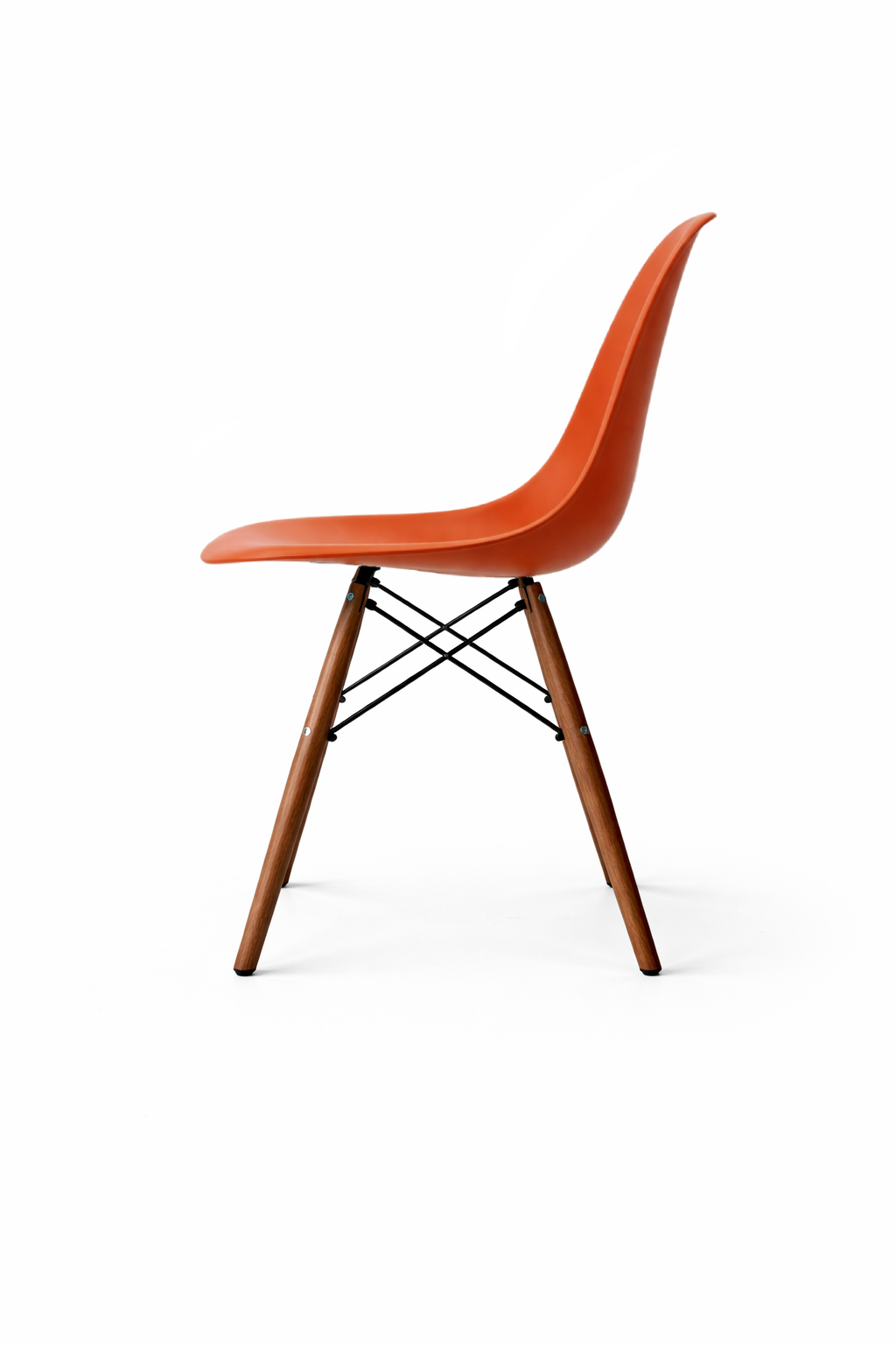 Eiffel Dining Chair (Walnut Wood Base)