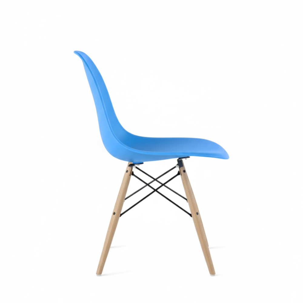 Eiffel Dining Chair (Natural Wood Base)