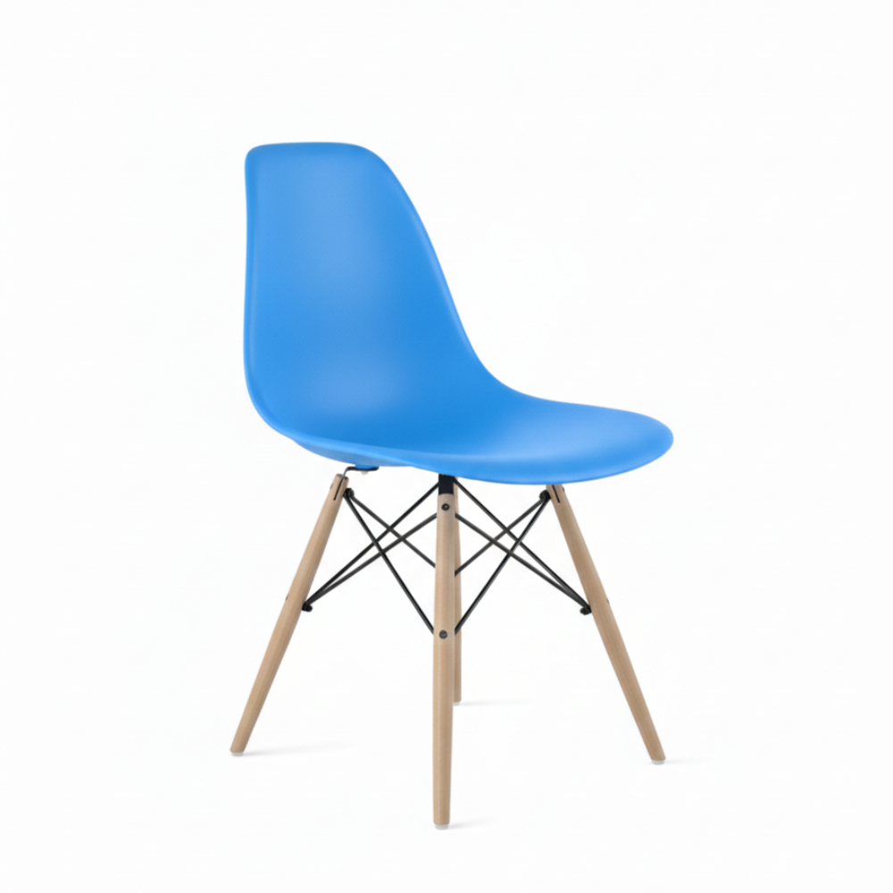 Eiffel Dining Chair (Natural Wood Base)