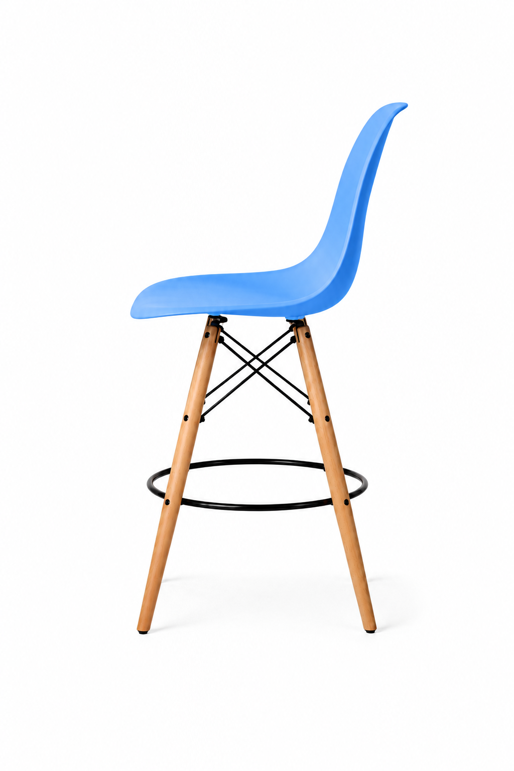 Eiffel Stool Natural Wood Legs (26")