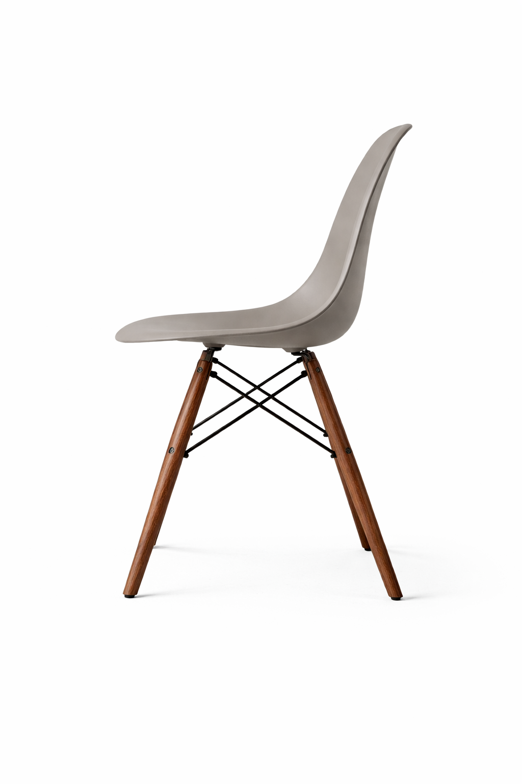 Eiffel Dining Chair (Walnut Wood Base)