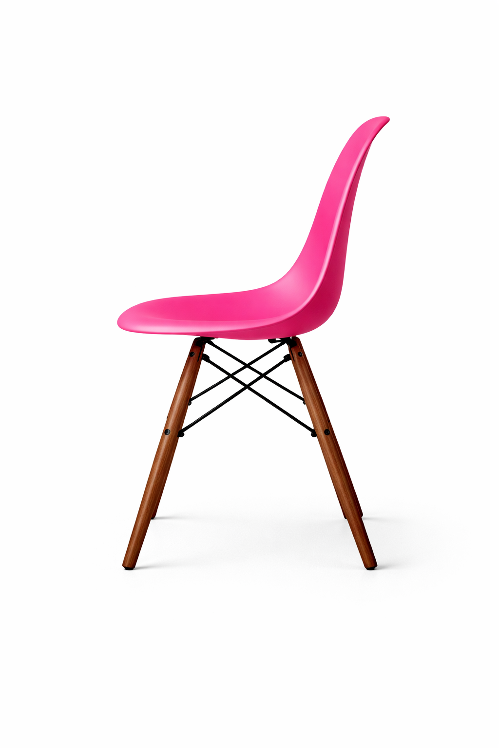 Eiffel Dining Chair (Walnut Wood Base)