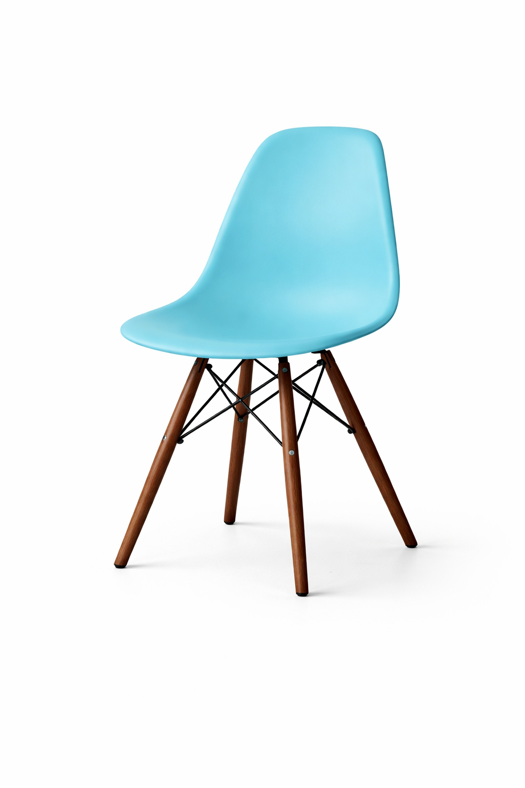Eiffel Dining Chair (Walnut Wood Base)