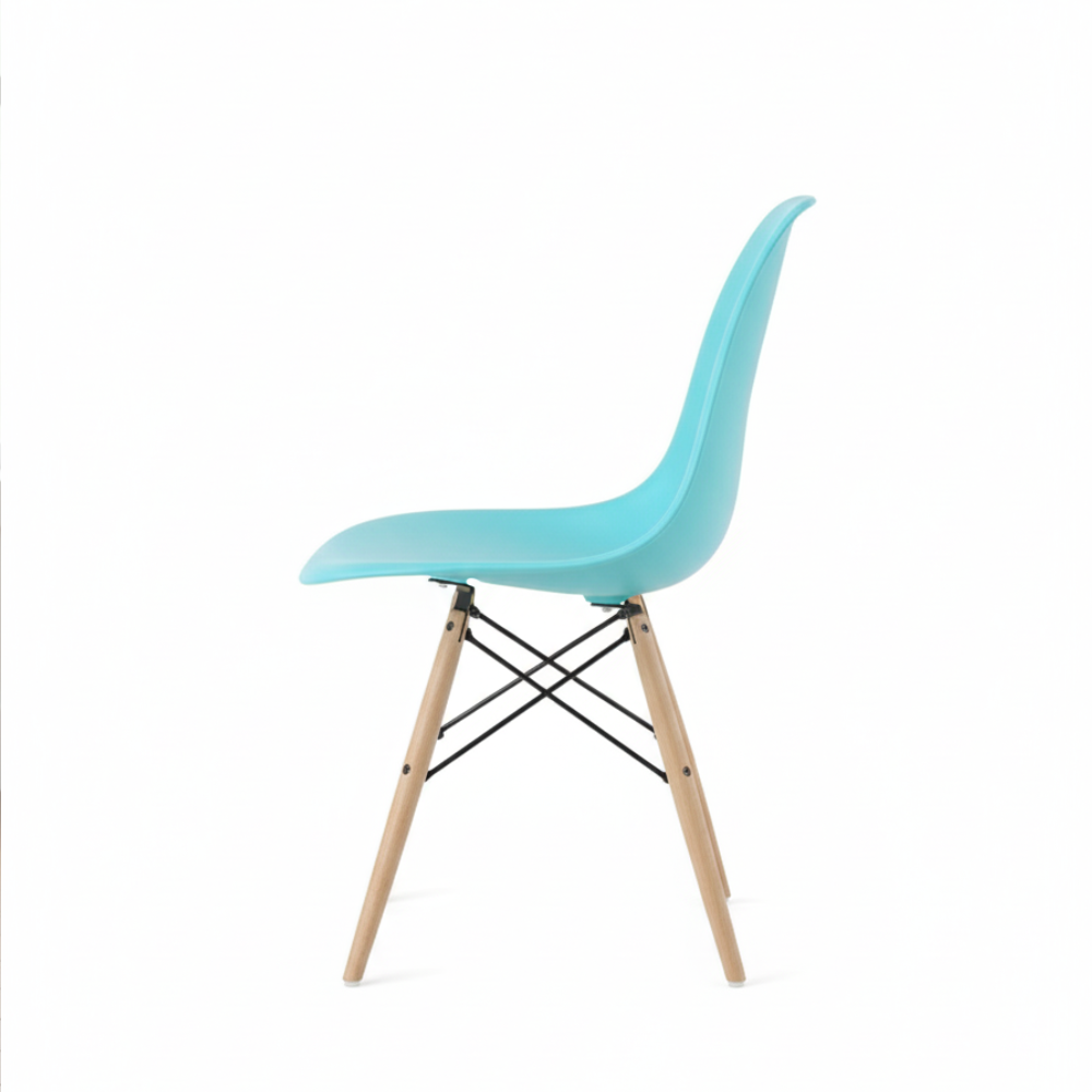Eiffel Dining Chair (Natural Wood Base)