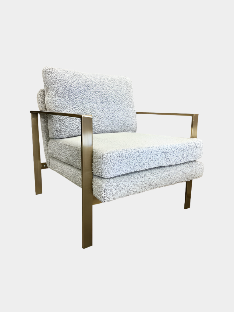 Sidney Lounge Chair (Boucle Fabric)