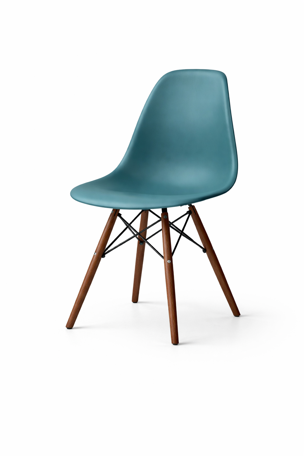 Eiffel Dining Chair (Walnut Wood Base)