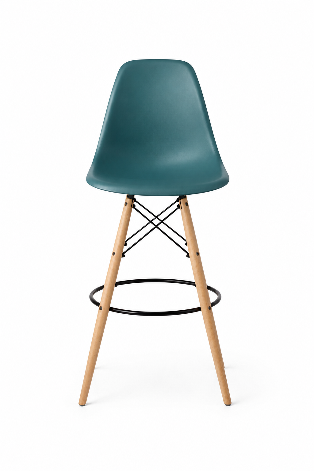 Eiffel Stool Natural Wood Legs (26")