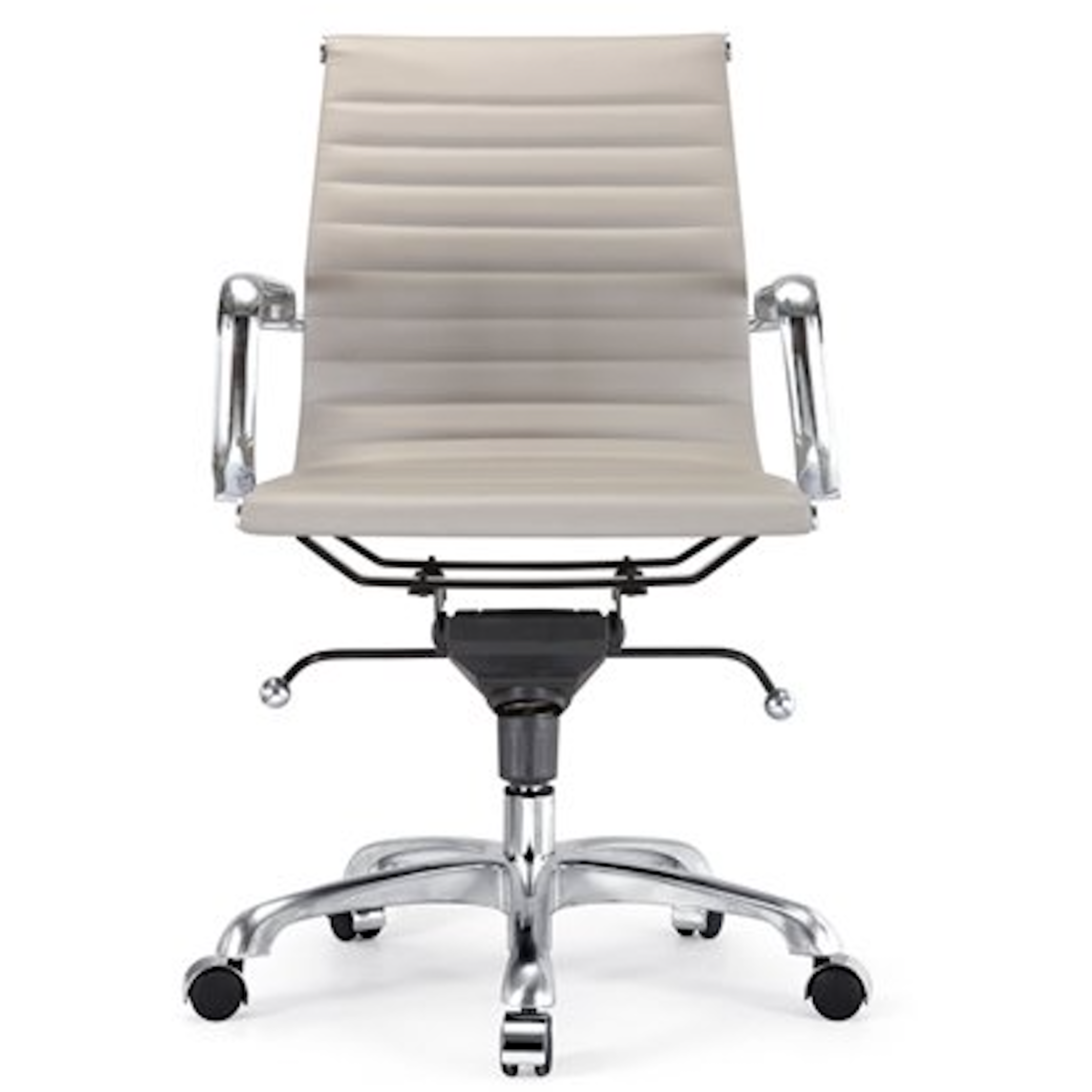 Toni Office Chair with Chrome Frame - Low Back