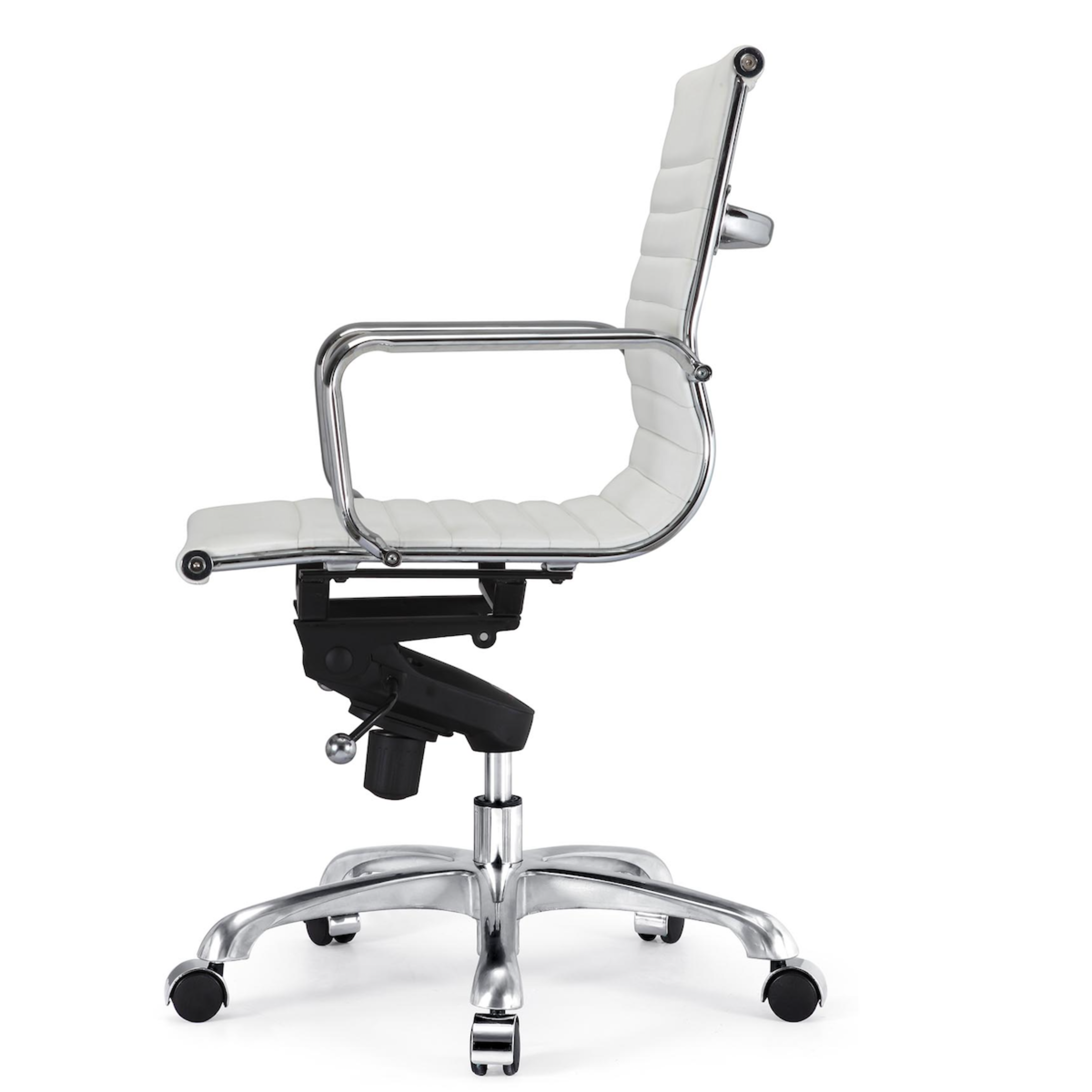 Toni Office Chair with Chrome Frame - Low Back