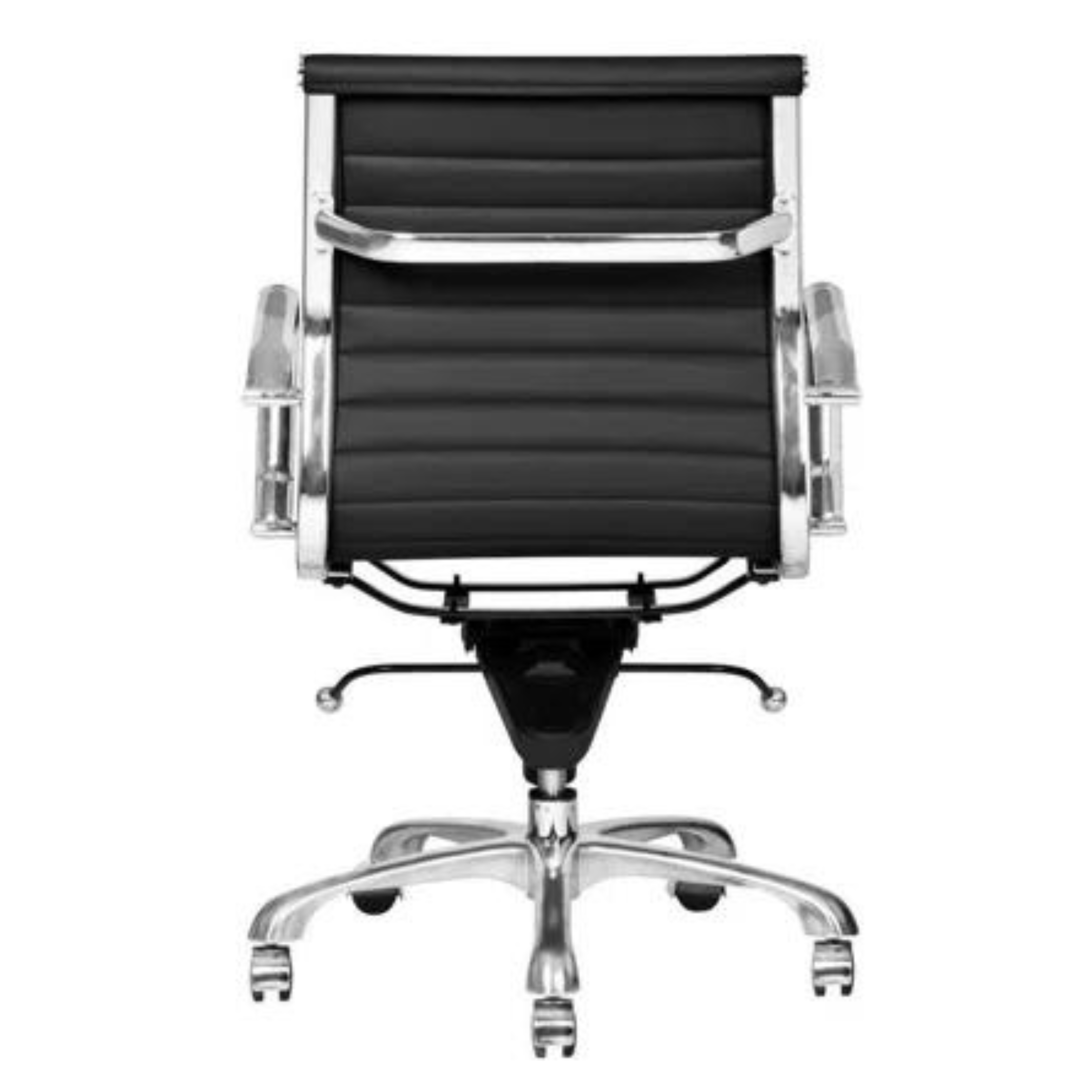 Toni Office Chair with Chrome Frame - Low Back