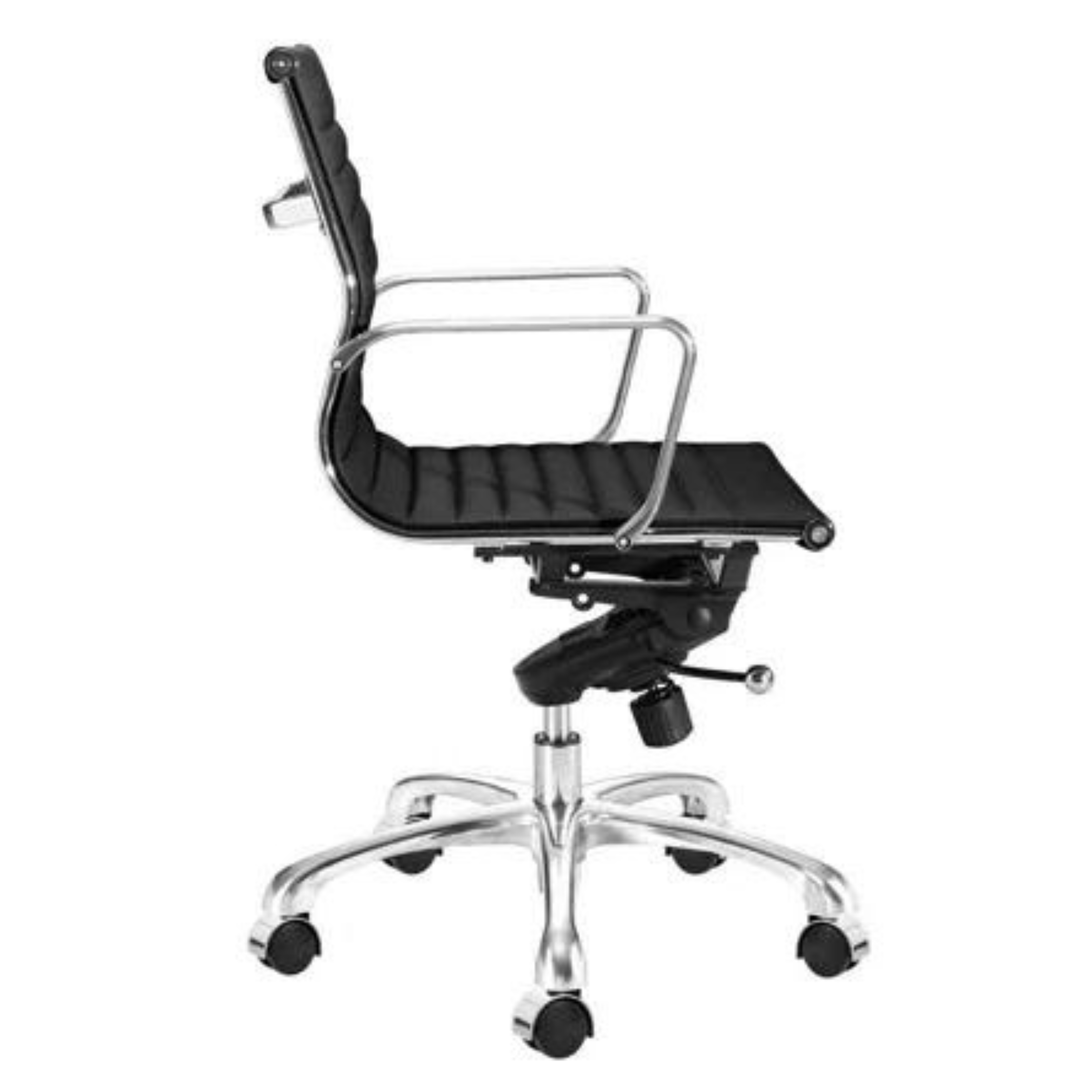 Toni Office Chair with Chrome Frame - Low Back