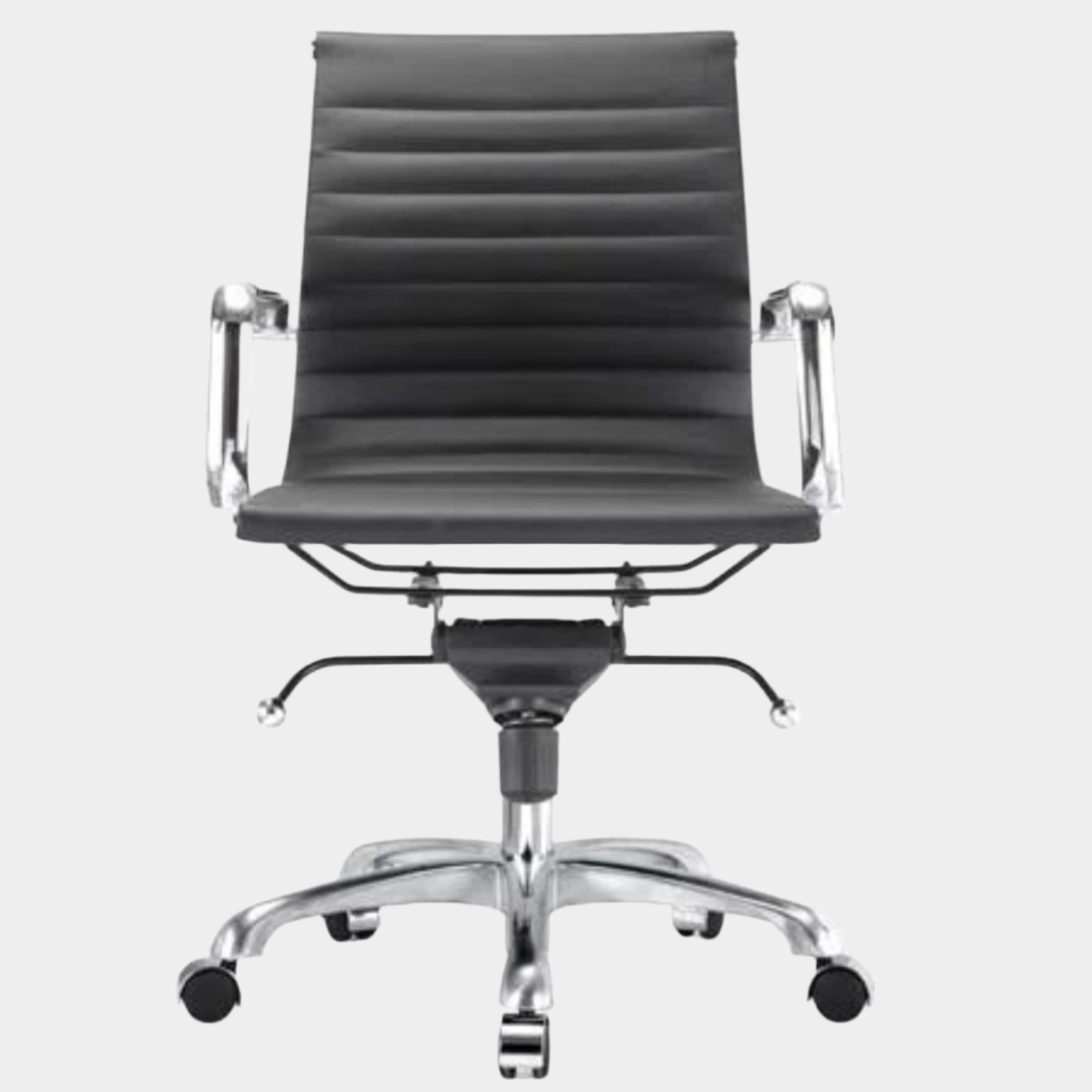 Toni Office Chair with Chrome Frame - Low Back