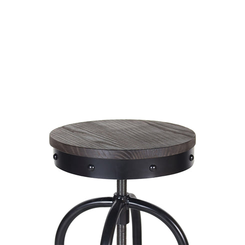 Black Adjustable Stool