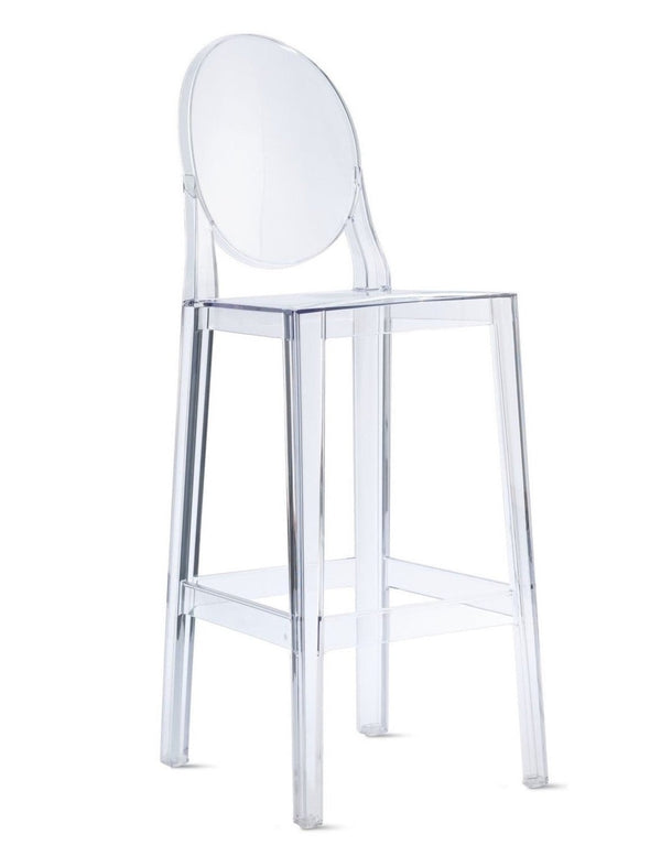 Ghost Counter Stool with back