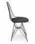 Mesh Eiffel Dining Chair (Black/ White)