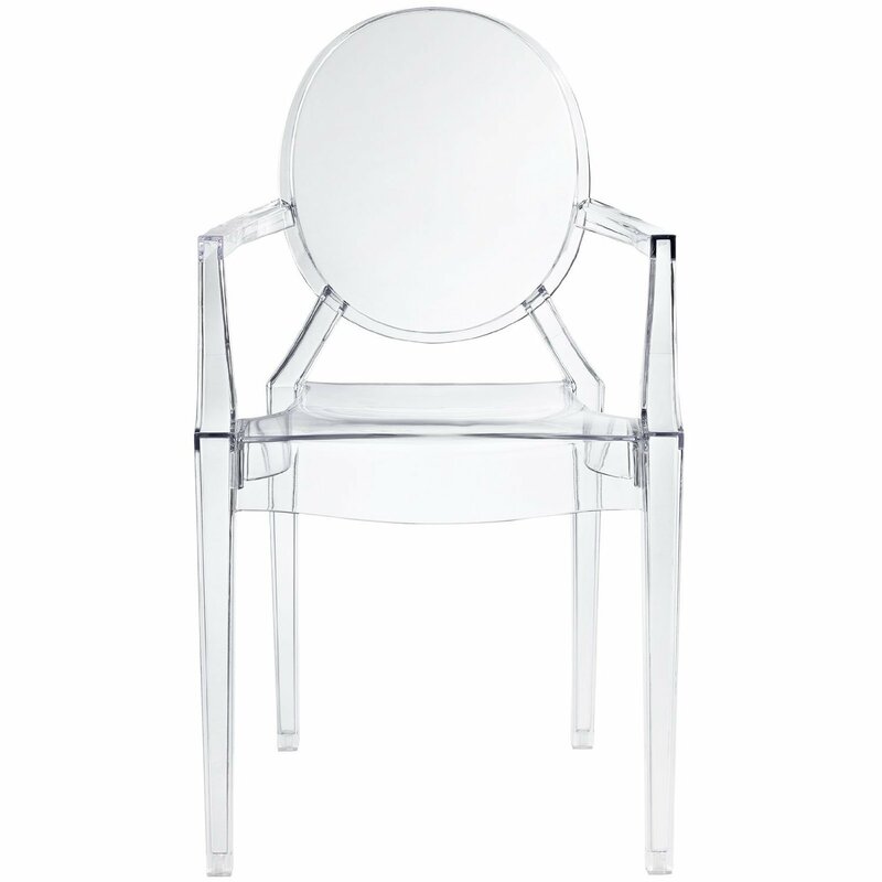 Ghost Chair with Arms